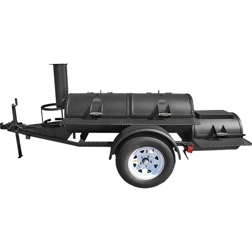 Luling On Trailer-Mounted Smoker Grill