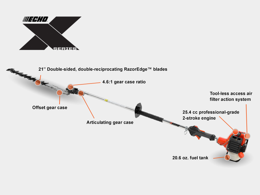 Echo HCA-2620 Hedge Trimmer 21" - Image 3