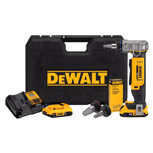 Dewalt DCE400D2 20V MAX 1-Inch Pex Cordless Rotating Head Expander Tool Kit - Image 4