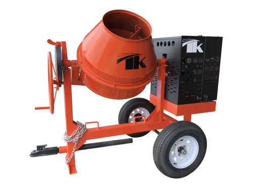 TK Equipment CM9 Concrete Mixer Gas Towable