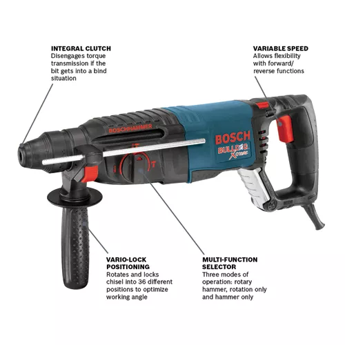 Bosch SDS-plus® Bulldog™ Xtreme 1 In. Rotary Hammer
