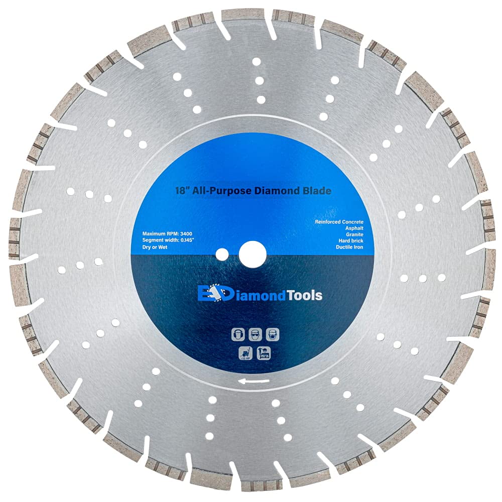 Diamond Blade 18" Universal Cut, floor saw